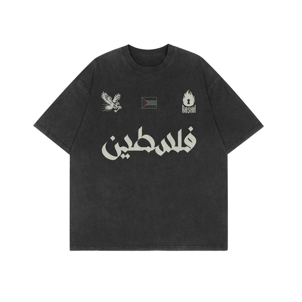 RISE HIGHER IN WASHED BLACK